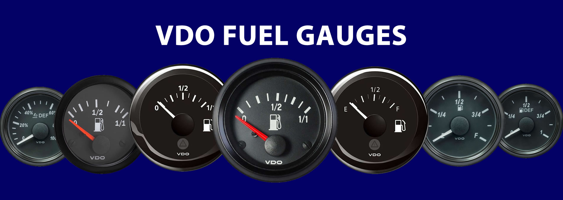 vdo fuel gauges banner